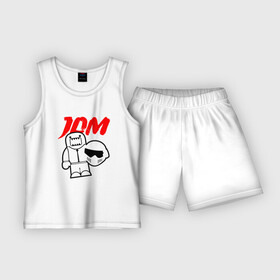 Детская пижама с шортами хлопок с принтом JDM  Japan  Racer в Новосибирске,  |  | japan | jaw | jdm | racer | style | teeth | гонщик | зубы | пасть | стиль | япония