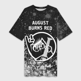 Платье-футболка 3D с принтом August Burns Red  КОТ  Краска в Новосибирске,  |  | august | august burns red | band | burns | metal | red | rock | август | бернс | группа | кот | краска | краски | ред | рок