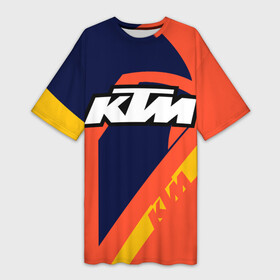 Платье-футболка 3D с принтом KTM VINTAGE  SPORTWEAR в Новосибирске,  |  | Тематика изображения на принте: 90s | cross | enduro | ktm | moto | moto sport | motocycle | sportmotorcycle | vintage | винтаж | кросс | ктм | мото | мото спорт | мотоспорт | спорт мото