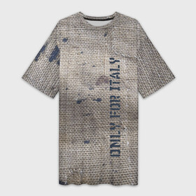 Платье-футболка 3D с принтом Only for Italy  Мешковина  Авангард  Hype в Новосибирске,  |  | fashion | hype | italy | sacking | vanguard | авангард | италия | мешковина | мода | хайп