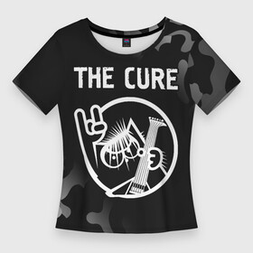 Женская футболка 3D Slim с принтом The Cure  КОТ  Камуфляж в Новосибирске,  |  | band | cure | metal | rock | the | the cure | группа | камуфляж | кот | кьюр | милитари | рок