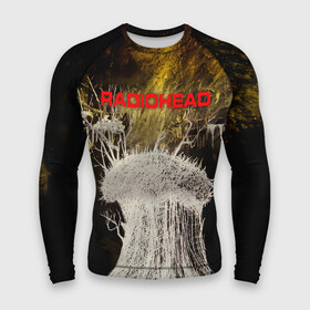 Мужской рашгард 3D с принтом College EP  Radiohead в Новосибирске,  |  | radio head | radiohead | thom yorke | одержимый чем то | радио хед | радиохед | радиохэд | рок | рок группа | том йорк | томас эдвард йорк | фанат
