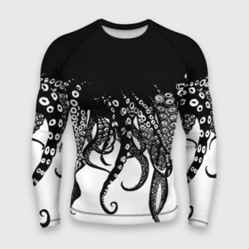 Мужской рашгард 3D с принтом В щупальцах осьминога в Новосибирске,  |  | octopus | асьменог | асьминог | в щупальцах осьминога | животное | морские животные | октопус | осьминог | подводный мир | щупальца | щупальцы