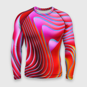 Мужской рашгард 3D с принтом Разноцветные неоновые полосы  Волна  Multicolored neon stripes  Wave в Новосибирске,  |  | abstraction | color | fashion | neon | pattern | raster | stripe | wave | абстракция | волна | мода | неон | паттерн | полоса | растр | цвет