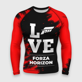 Мужской рашгард 3D с принтом Forza Horizon Love Классика в Новосибирске,  |  | forza | forza horizon | horizon | logo | love | игра | игры | краска | лого | логотип | символ | форза | хорайзон