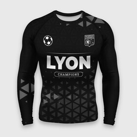 Мужской рашгард 3D с принтом Lyon Champions Uniform в Новосибирске,  |  | club | football | logo | lyon | lyonnais | olympique | клуб | лион | лого | мяч | огонь | пламя | символ | спорт | форма | футбол | футболист | футболисты | футбольный