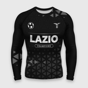 Мужской рашгард 3D с принтом Lazio Champions Uniform в Новосибирске,  |  | club | football | lazio | logo | клуб | краска | лацио | лого | мяч | символ | спорт | спрей | форма | футбол | футболист | футболисты | футбольный