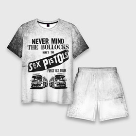 Мужской костюм с шортами 3D с принтом Never Mind the Bollocks, Heres the Sex Pistols First Tour в Новосибирске,  |  | Тематика изображения на принте: группа | джонни роттен | музыка | панк | панк рок | панк рок группа | рок | рок группа