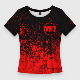 Женская футболка 3D Slim с принтом DAYZ  Краска  FS в Новосибирске,  |  | arma 2 | arma2 | day | day z | dayz | game | games | horror | logo | survival | zombie | выживание | дэй | дэй зи | зомби | игра | игры | краска | краски | лого | логотип | логотипы | символ | символы