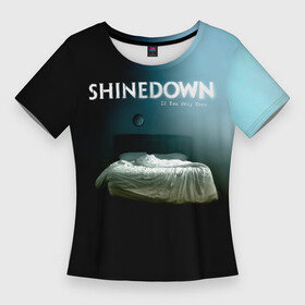 Женская футболка 3D Slim с принтом If You Only Knew  Shinedown в Новосибирске,  |  | brent smith | if you only knew | shinedown | брент смит | группа | музыка | рок | рок группа