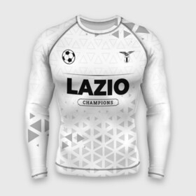 Мужской рашгард 3D с принтом Lazio Champions Униформа в Новосибирске,  |  | Тематика изображения на принте: club | football | lazio | logo | клуб | краска | краски | лацио | лого | мяч | символ | спорт | форма | футбол | футболист | футболисты | футбольный