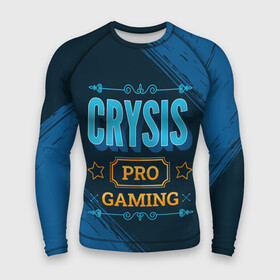 Мужской рашгард 3D с принтом Игра Crysis: PRO Gaming в Новосибирске,  |  | crysis | logo | pro | игра | игры | крайзис | краска | кризис | лого | логотип | символ
