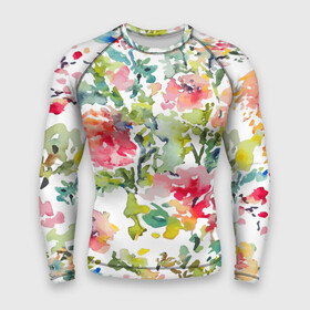 Мужской рашгард 3D с принтом Floral pattern  Watercolour  Summer в Новосибирске,  |  | abstraction | fashion | flowers | pattern | summer | watercolour | абстракция | акварель | лето | мода | узор | цветы