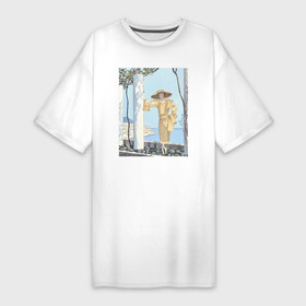 Платье-футболка хлопок с принтом Amalfi. Robe, de Worth (Вид на море) в Новосибирске,  |  | абстракция | винтаж | девушка | искусство | картина | классика | любовь | минимализм | отдых | природа | цветы | экспрессионизм