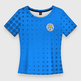 Женская футболка 3D Slim с принтом leicester city  Абстракция в Новосибирске,  |  | city | club | football | leicester | leicester city | logo | клуб | лестер | лого | мяч | символ | спорт | футбол | футболист | футболисты | футбольный