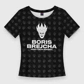 Женская футболка 3D Slim с принтом Boris Brejcha High Tech Minimal в Новосибирске,  |  | boris brecha | boris brejcha | brecha | brejcha | dj | борис брежша | борис брейча | борис брейша | борис бреча | брежча | брейча | брейша | бреча | музыка | техно