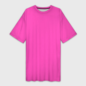 Платье-футболка 3D с принтом Яркий розовый из фильма Барби в Новосибирске,  |  | костюм из фильма барби | розовый цвет | фильм барби | яркий розовый | ярко розовый цвет