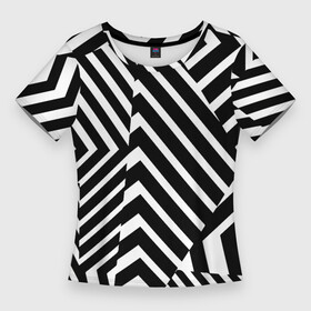 Женская футболка 3D Slim с принтом Минималистический геометрический паттерн в Новосибирске,  |  | abstraction | fashion | geometry | minimalism | pattern | абстракция | геометрия | минимализм | мода | паттерн