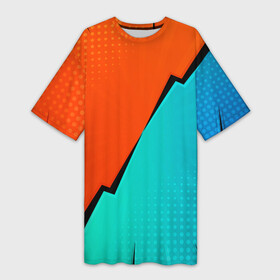 Платье-футболка 3D с принтом Геометрическая композиция  Fashion trend в Новосибирске,  |  | color | composition | fashion | geometry | pop art | геометрия | композиция | мода | поп арт | цвет