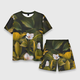 Мужской костюм с шортами 3D с принтом цветы колокольчик  весна в Новосибирске,  |  | весна | дача | летние цветы | летняя | лето | паттерн | розы | сад | свежесть | текстуры | узор | цветы