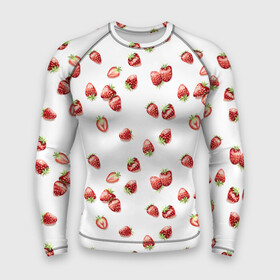 Мужской рашгард 3D с принтом Клубничка, паттерн в Новосибирске,  |  | berries | harvest | pattern | strawberry | summer | vegan | веган | клубника | клубничка | лето | огород | паттерн | правильное питание | россыпь | сад | урожай | ягоды