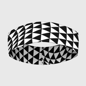 Повязка на голову 3D с принтом Геометрический паттерн  минимализм в Новосибирске,  |  | geometry | minimalism | pattern | triangle | wave | волна | геометрия | минимализм | паттерн | треугольник