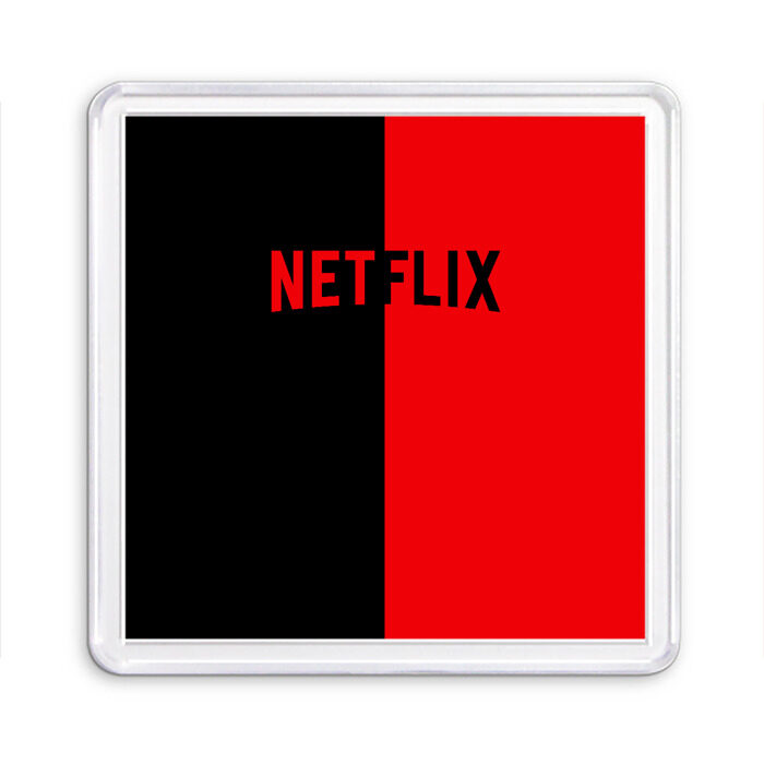 Магнит 55*55 NETFLIX фото