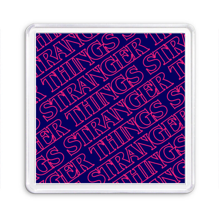 Магнит 55*55 ОЧЕНЬ СТРАННЫЕ ДЕЛА / STRANGER фото