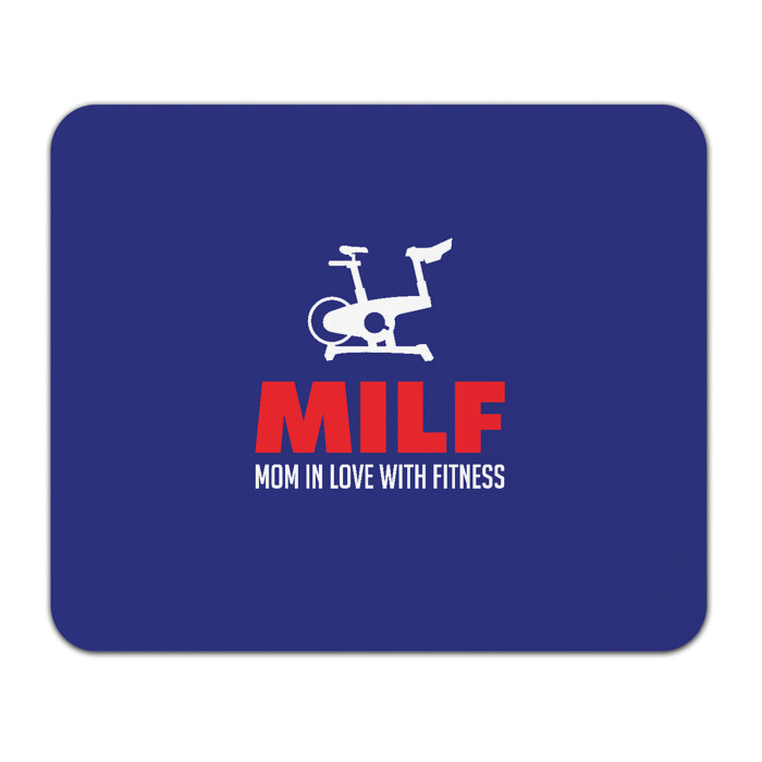 Коврик для мышки прямоугольный Работающая фитнес-мама фото
