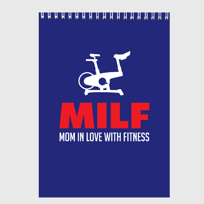 Скетчбук (блокнот) Работающая фитнес-мама фото