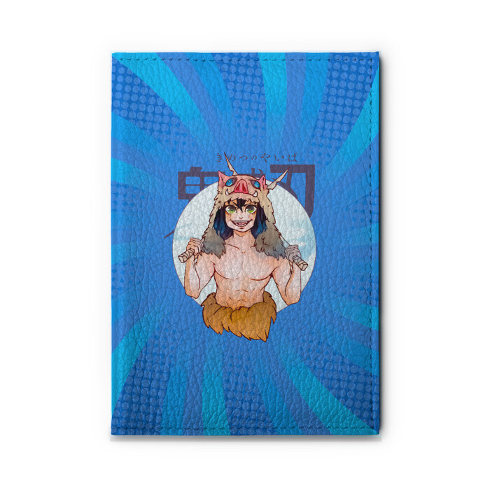 Обложка для автодокументов Иноске Хашибира Kimetsu no Yaiba фото